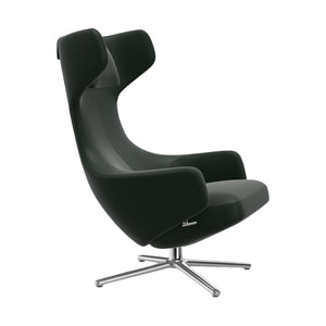 Grand Repos Lounge Chair | Premium Leather Jade 59