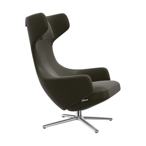 Grand Repos Lounge Chair | Premium Leather Khaki 58