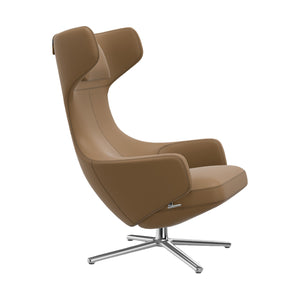 Grand Repos Lounge Chair | Premium Leather Ochre 62