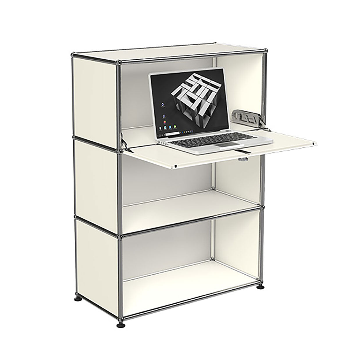 USM Home Office Bureau 06 | White Lacquer Panels