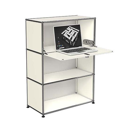 USM Home Office Bureau 06 | White Lacquer Panels