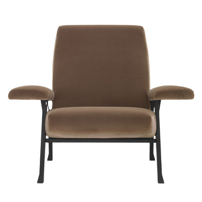 Hall Armchair | Earth Brown Mistral Upholstery