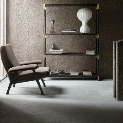 Hall Armchair | Earth Brown Mistral Upholstery