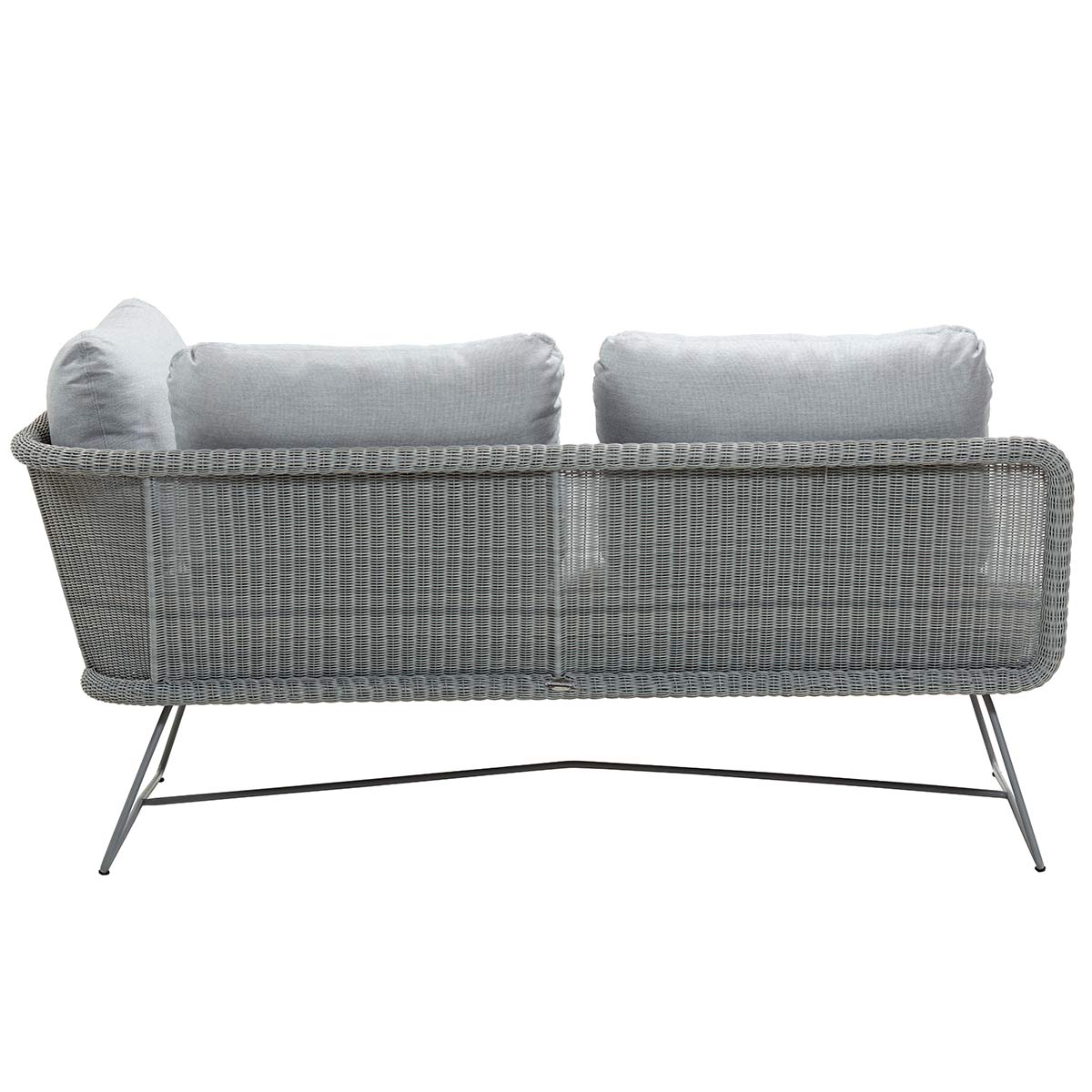 Horizon 2 Seat Sofa Light Grey | Light Grey Sunbrella Natte Cushion
