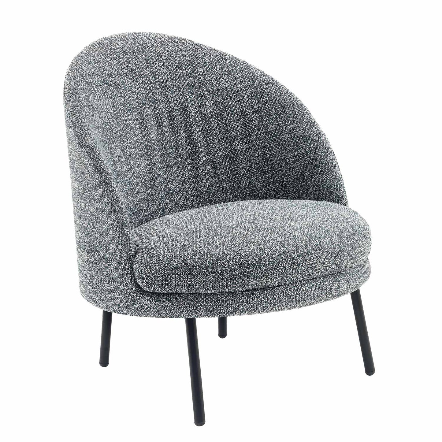 Jules Armchair | Salt and Pepper Cabas Upholstery