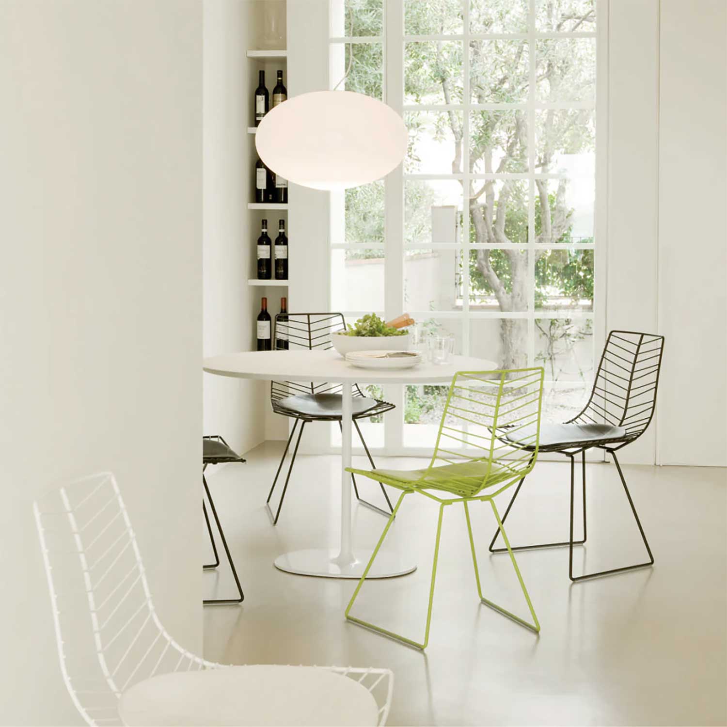 Leaf Chair | Matt White Paint