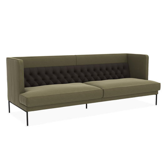 Lipp 2 Seat Sofa 235cm | Olive Green 48 Tosca Upholstery