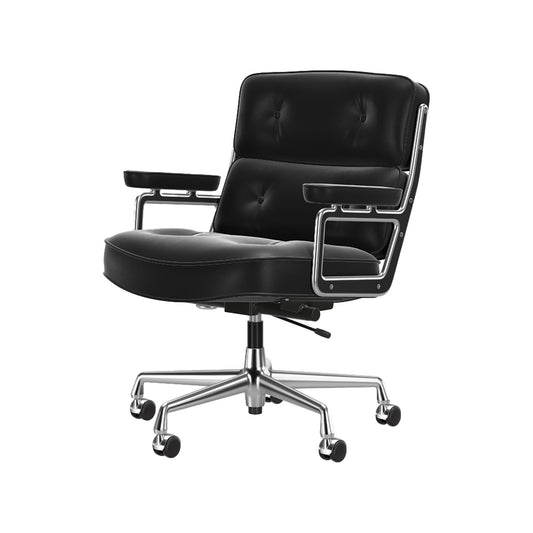 Lobby Chair ES 104 | Black 66 Leather