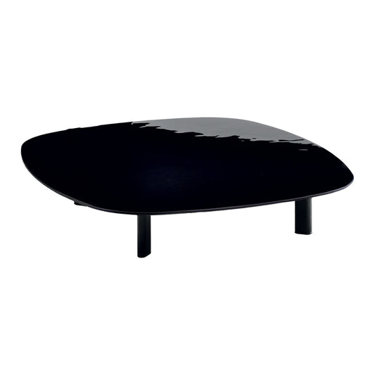 Marea Small Table | Fume Glass Top