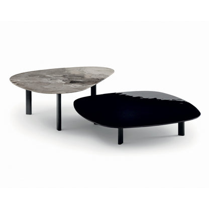 Marea Small Table | Fume Glass Top