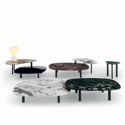 Marea Small Table | Fume Glass Top