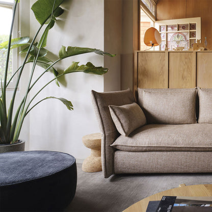 Mariposa Ottoman Large | Savana 01 Pearl Melange
