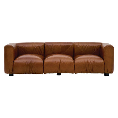 Marius&Marius 3 Seat Sofa | Caramel Zafiro Leather Upholstery