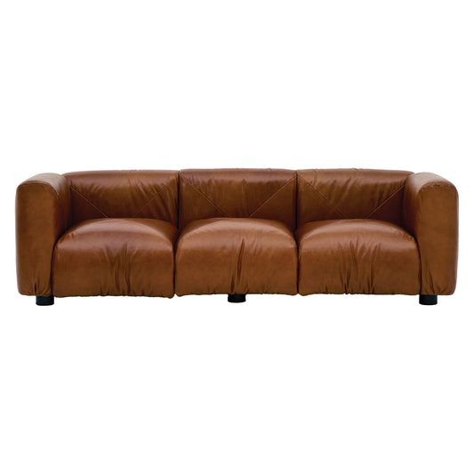 Marius&Marius 3 Seat Sofa | Caramel Zafiro Leather Upholstery