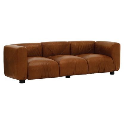 Marius&Marius 3 Seat Sofa | Caramel Zafiro Leather Upholstery