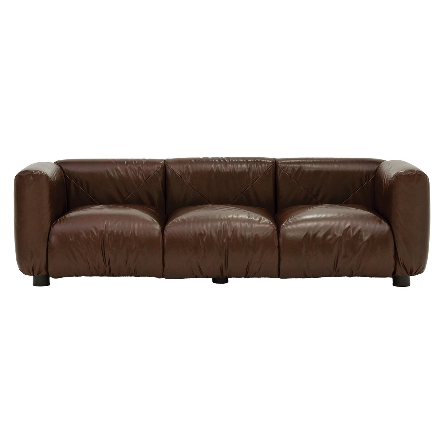 Marius&Marius 3 Seat Sofa | Chocolate Zafiro Leather Upholstery