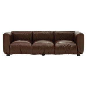 Marius&Marius 3 Seat Sofa | Chocolate Zafiro Leather Upholstery