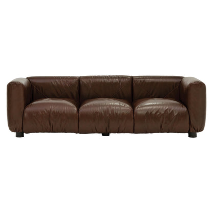 Marius&Marius 3 Seat Sofa | Chocolate Zafiro Leather Upholstery