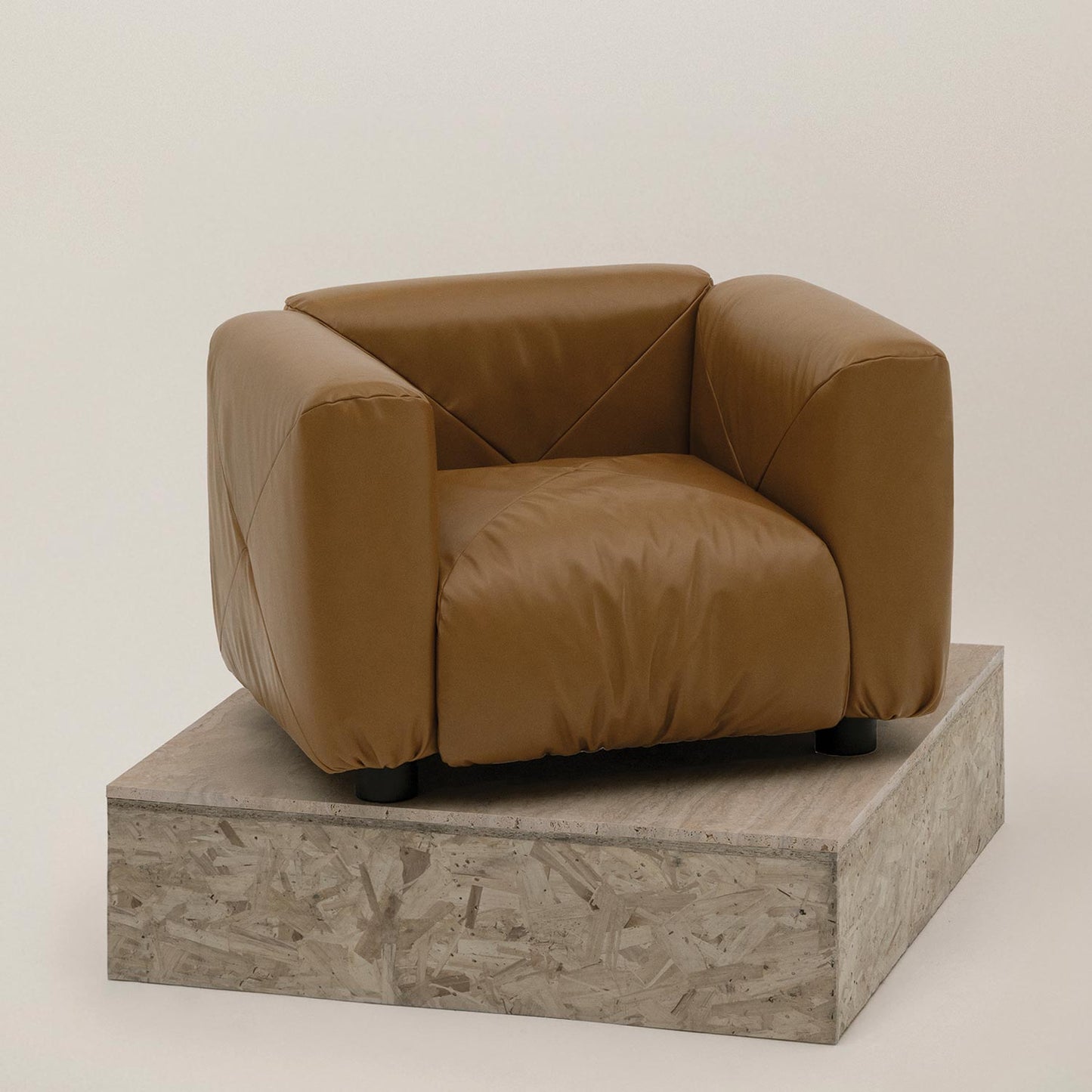 Marius&Marius Armchair | Cognac Cowhide Super Perla Leather