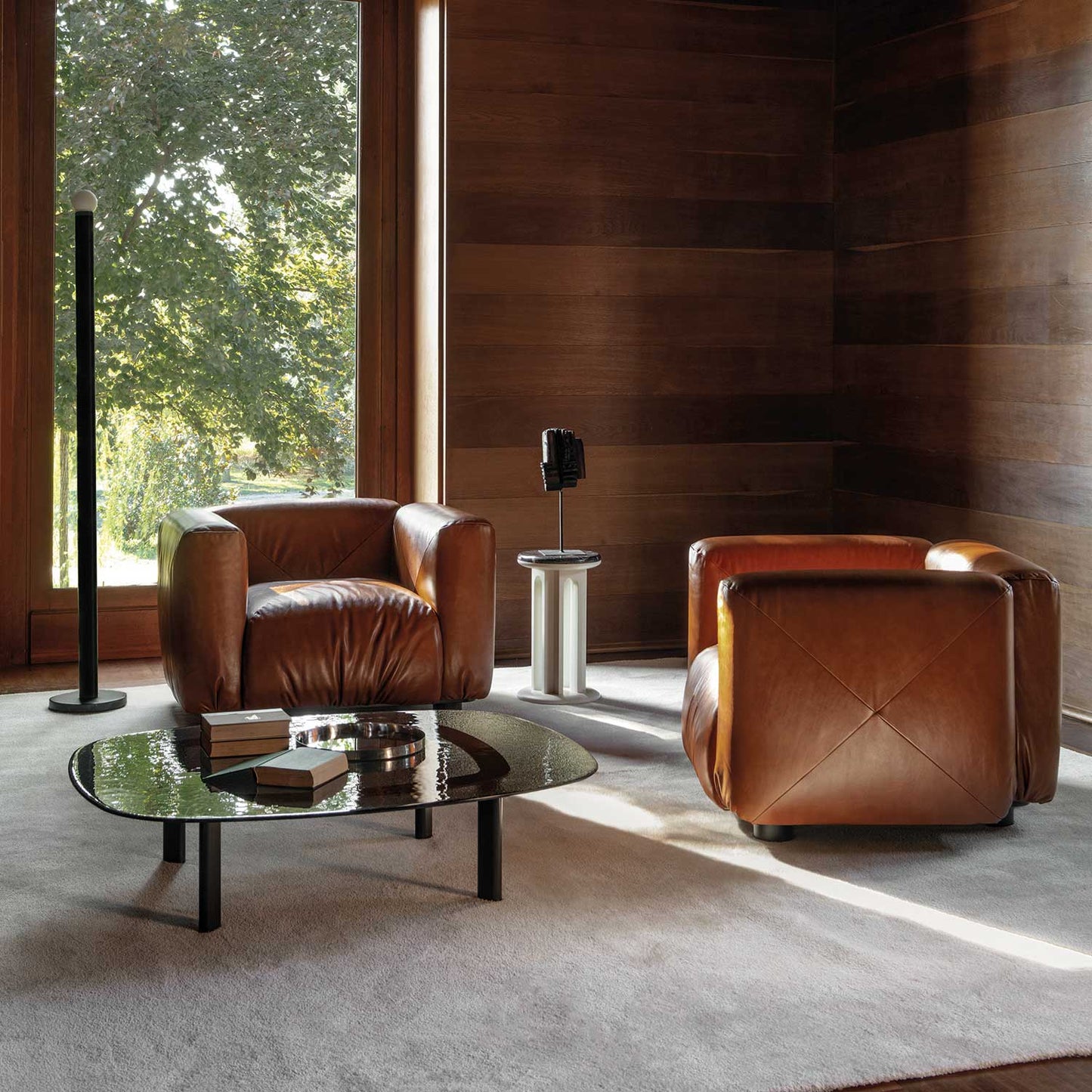 Marius&Marius Armchair | Cognac Cowhide Super Perla Leather