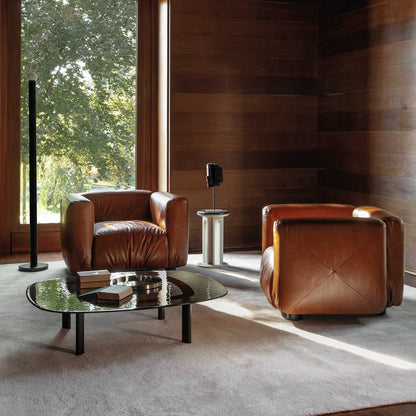 Marius&Marius Armchair | Cognac Cowhide Super Perla Leather