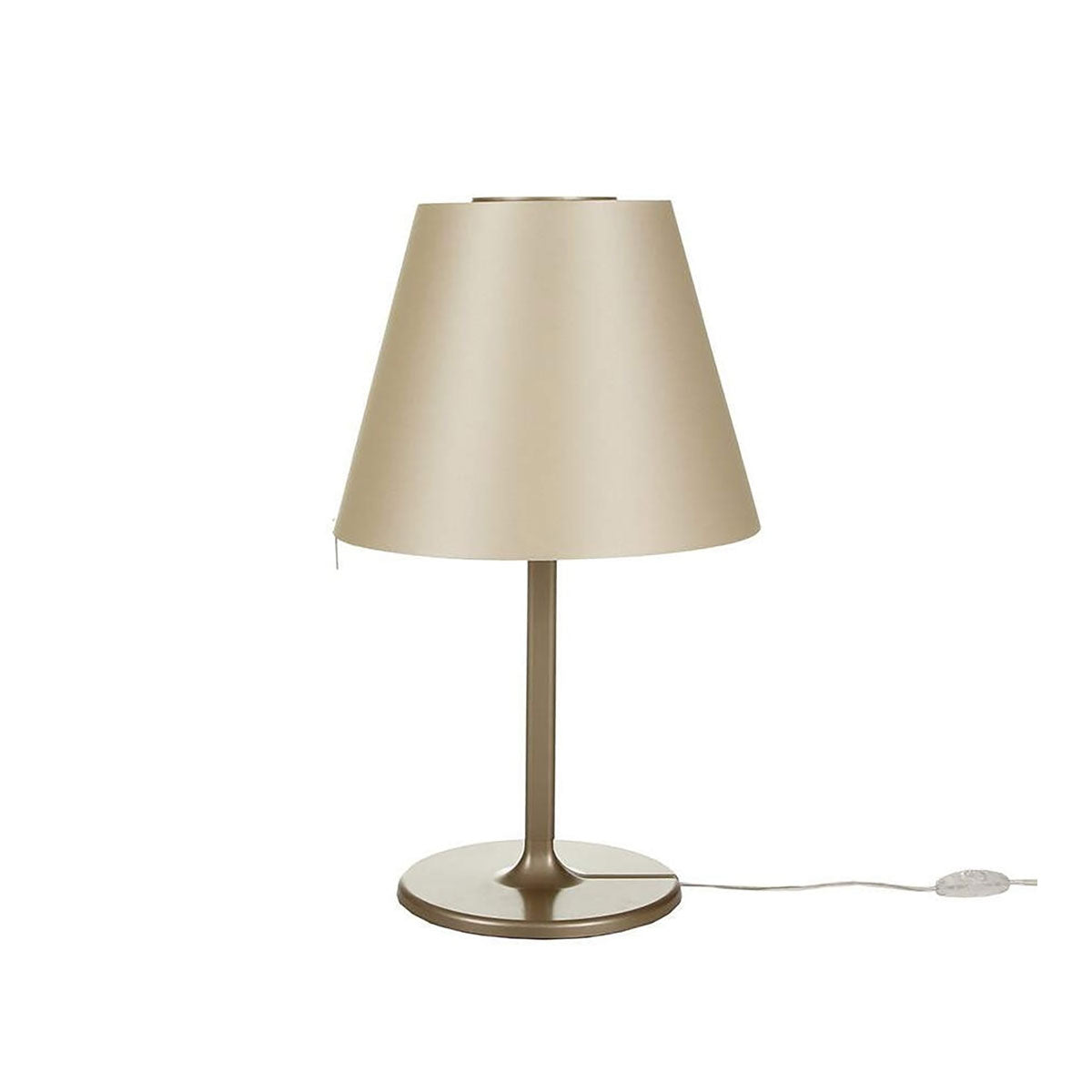 Melampo Notte Bedside Lamp | Bronze Coloured Base and Stem