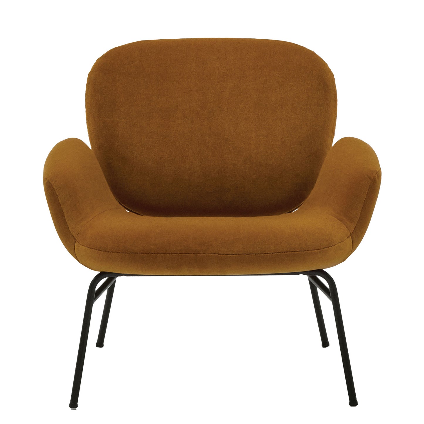 MoMo Armchair | Gold Ghibli Fabric Upholstery