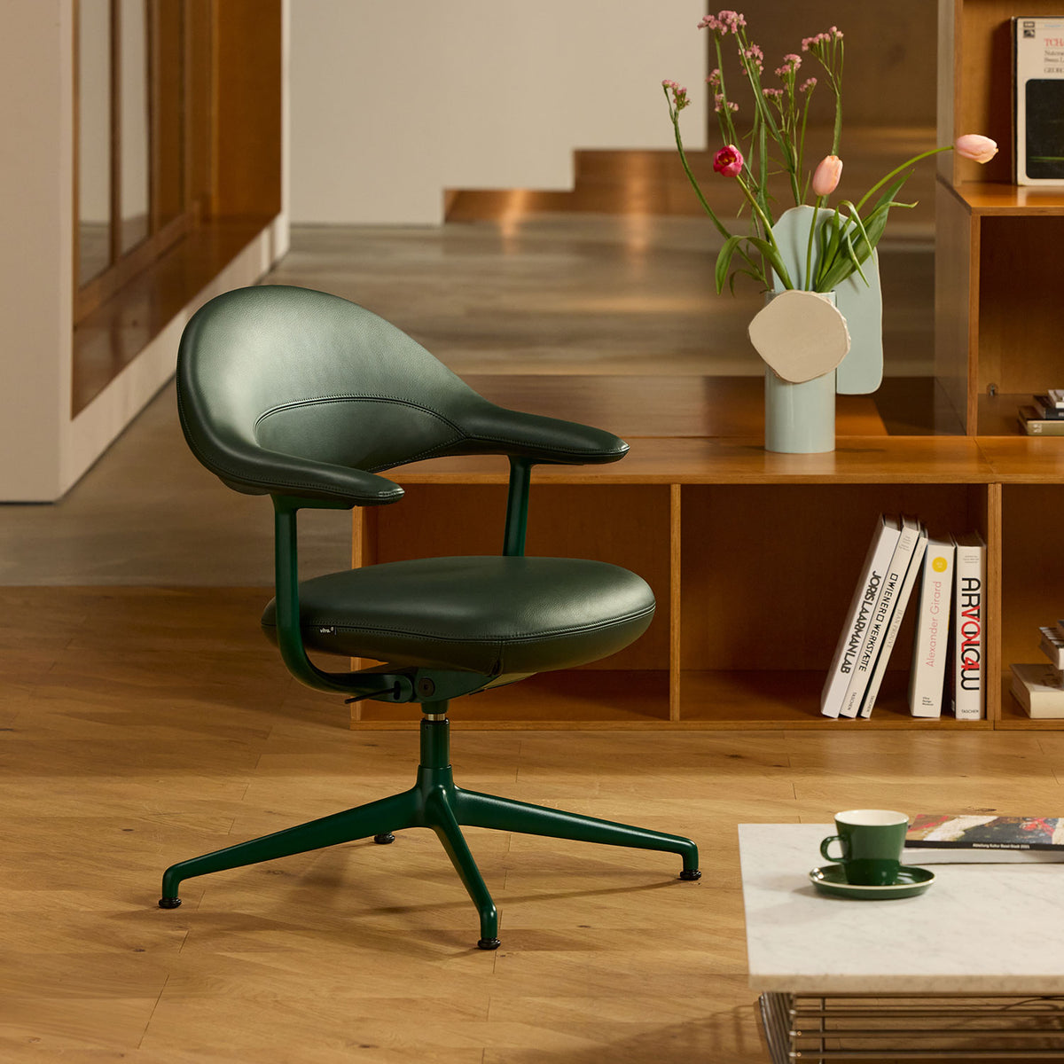 Mynt Soft Lounge Chair | Jade Premium F Leather