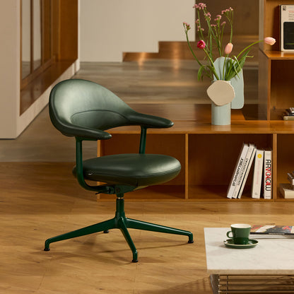 Mynt Soft Lounge Chair | Jade Premium F Leather