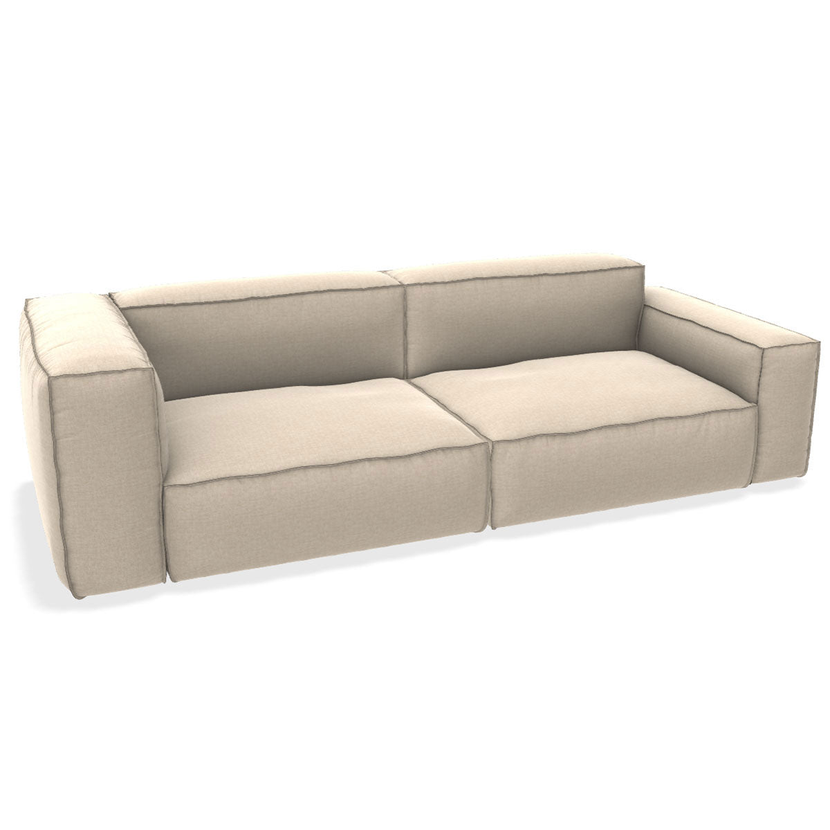 NeoWall Sofa 240cm | Ecru 10 Tosca Upholstery