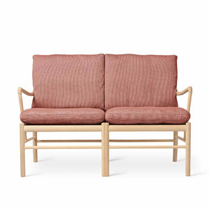 OW149-2 Colonial Sofa | Rust 558 Re-Wool Fabric