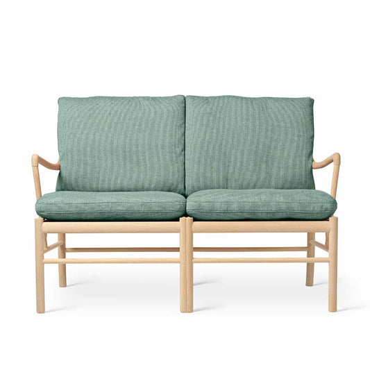 OW149-2 Colonial Sofa | Silver Green 858 Re-Wool Fabric