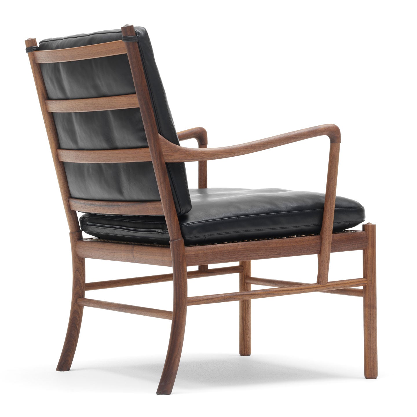 OW149 Colonial Chair | Leather Sif 98 Black