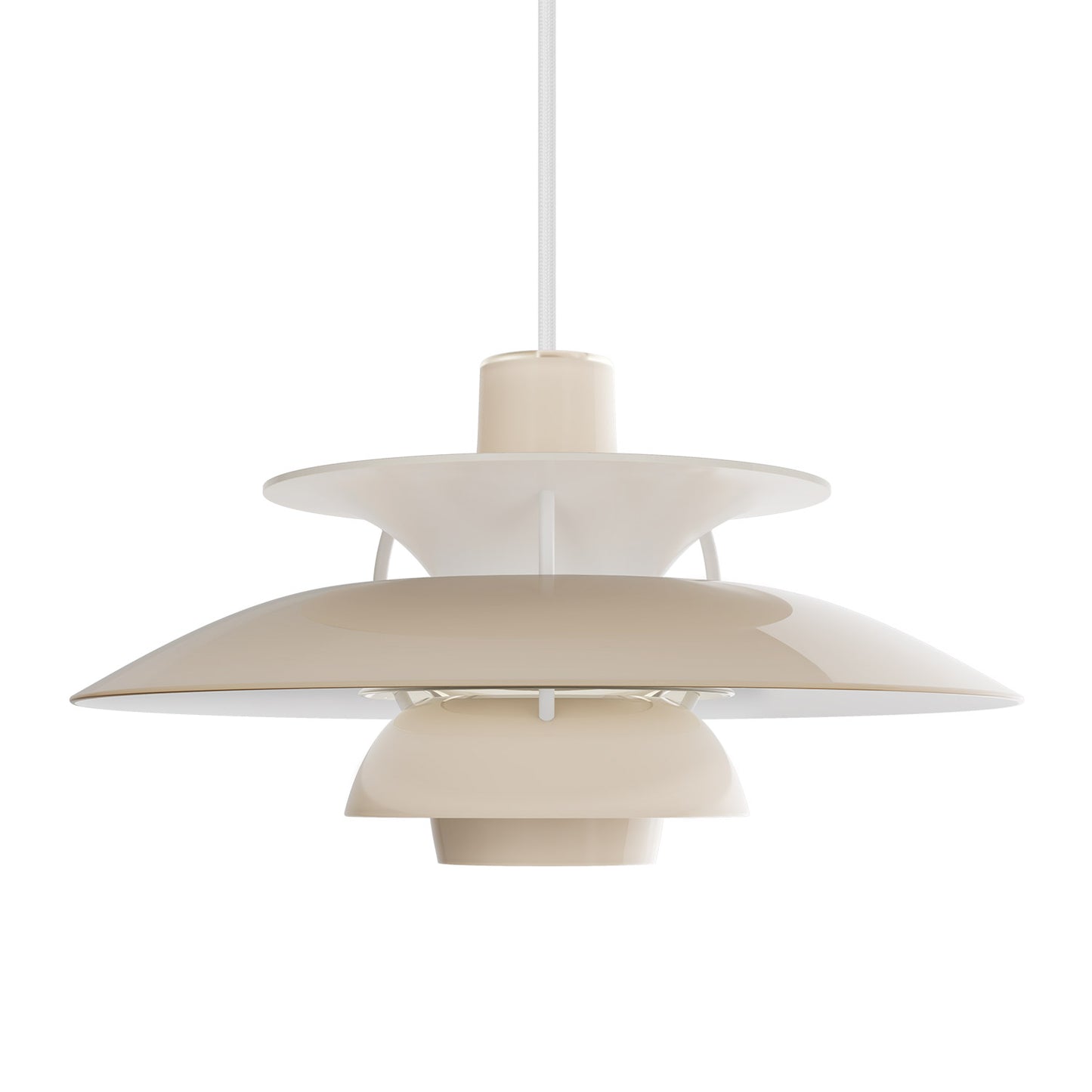 PH 5 320 Opal Pendant Lamp | Beige
