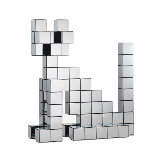 Panton Cubes Cat | Chrome