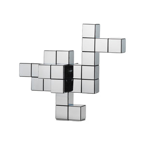 Panton Cubes Duck | Chrome