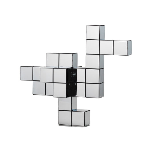 Panton Cubes Duck | Chrome