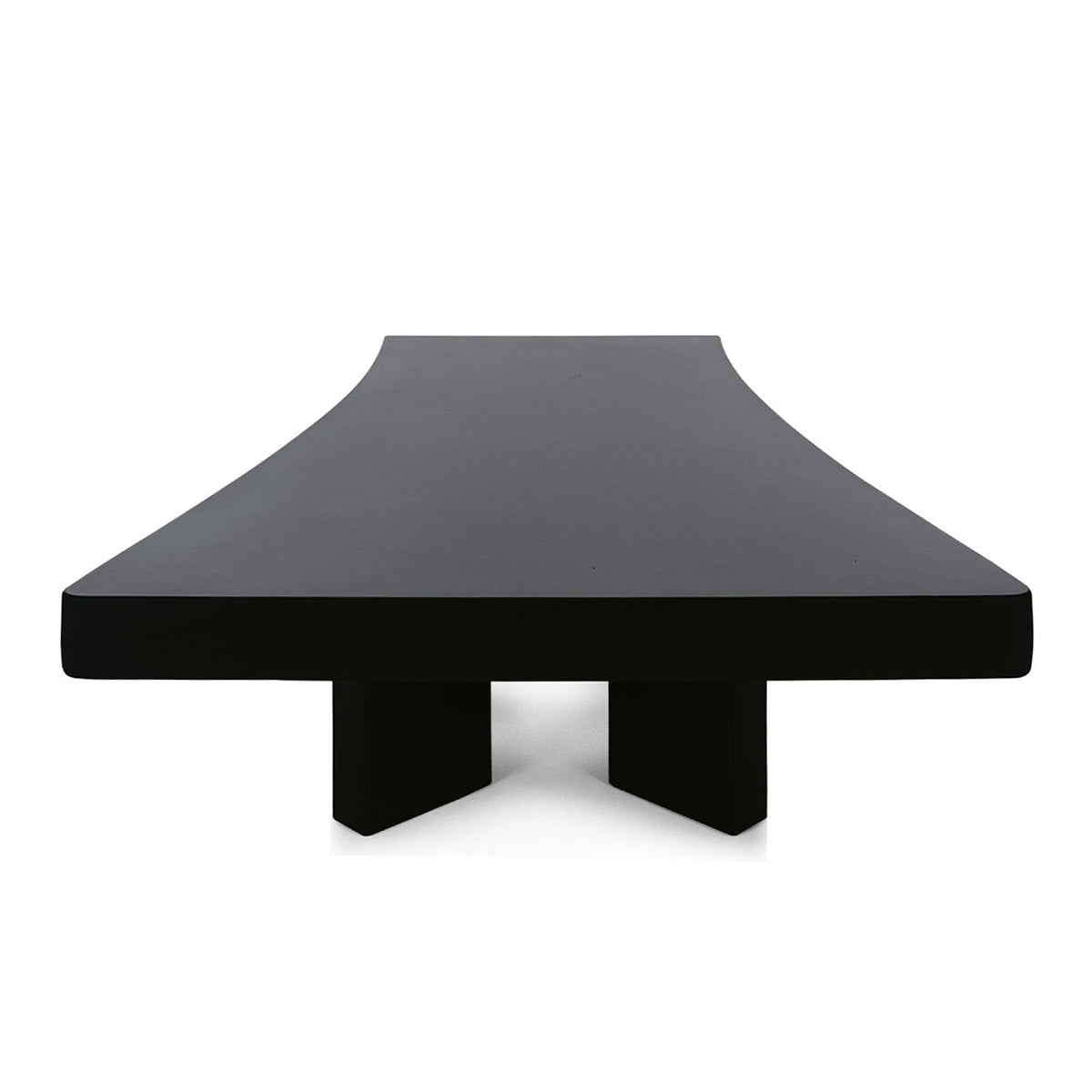 Plana Low Table | Matt Black Lacquer