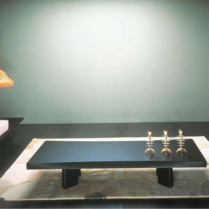 Plana Low Table | Matt Black Lacquer