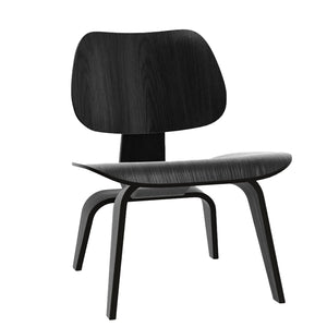 Plywood Group LCW Chair | Black Stained Ash Seat Back and Base