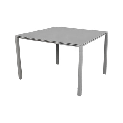 Pure Dining Table Square | Concrete Grey Ceramic Top
