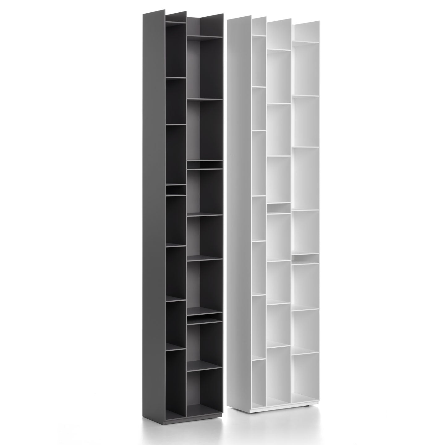 Random 3C Bookcase | White Matt Lacquer