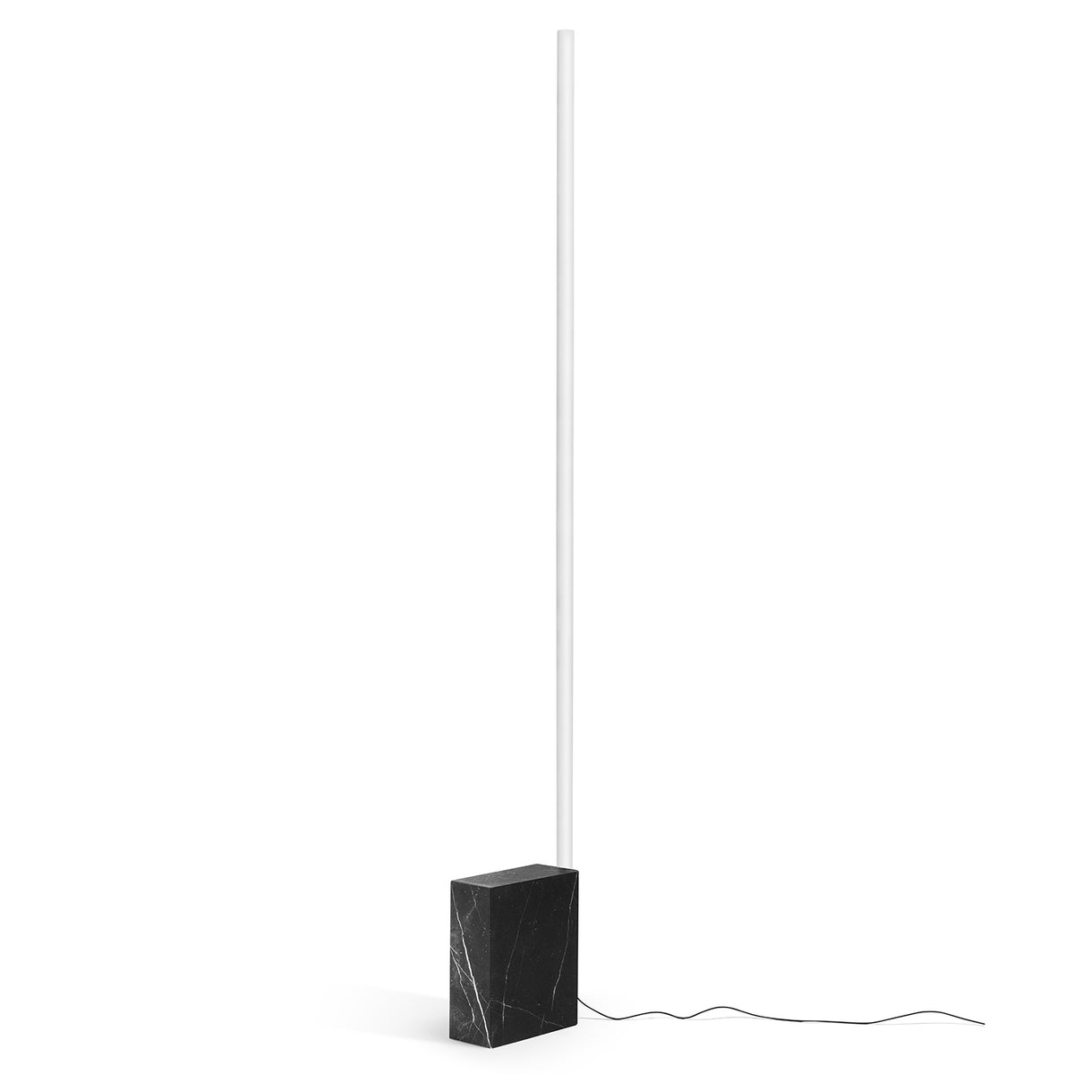 Black Marquina Marble Relay Floor Lamp by Michael Anastassiades for Flos
