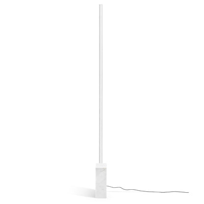 White Carrara Marble Relay Floor Lamp by Michael Anastassiades for Flos