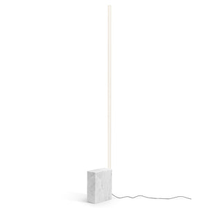 White Carrara Marble Relay Floor Lamp by Michael Anastassiades for Flos