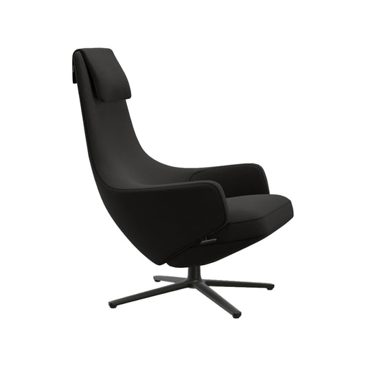 Repos Lounge Chair | Cosy 11 Merino Black Wool Upholstery