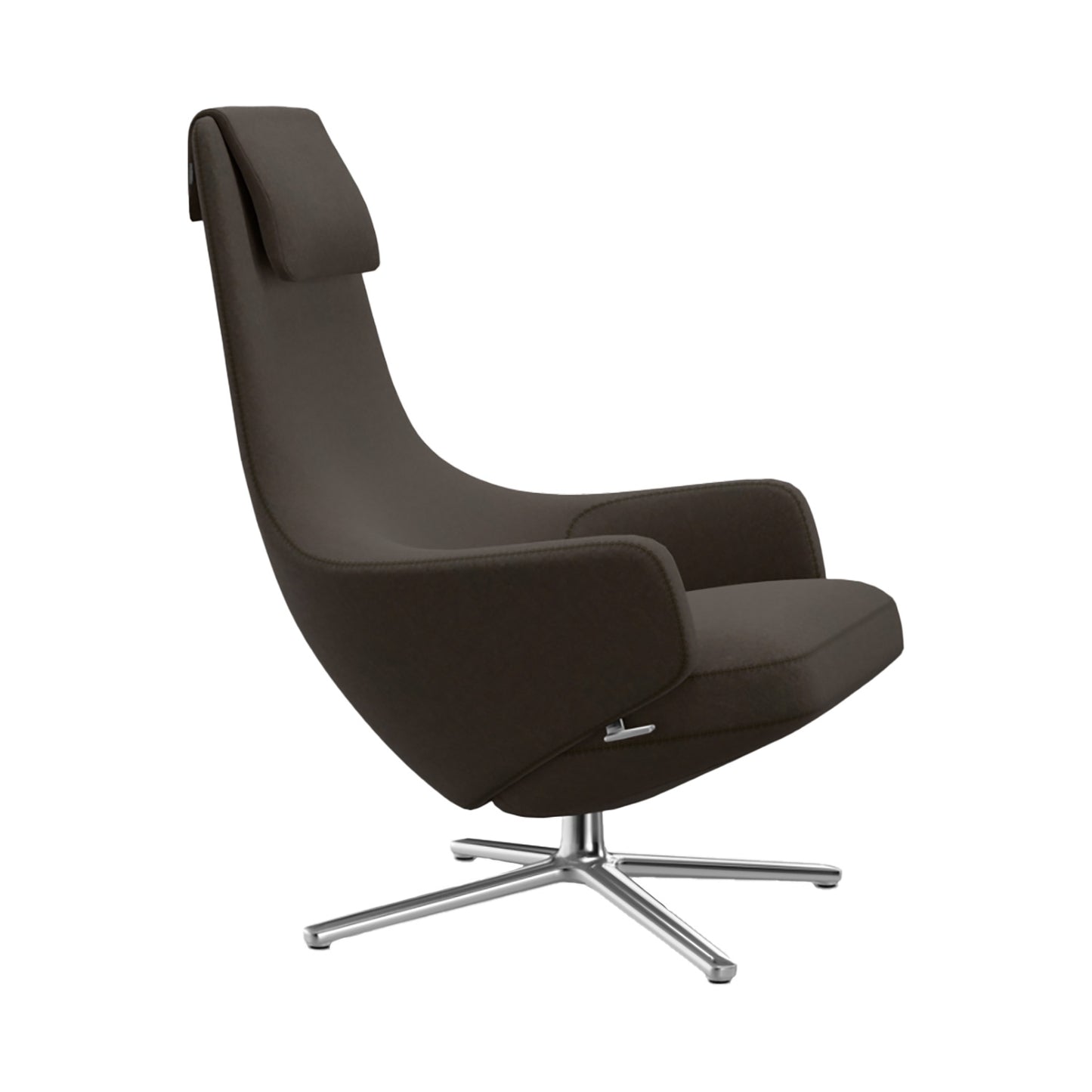 Repos Lounge Chair | Cosy 03 Nutmeg Wool Upholstery