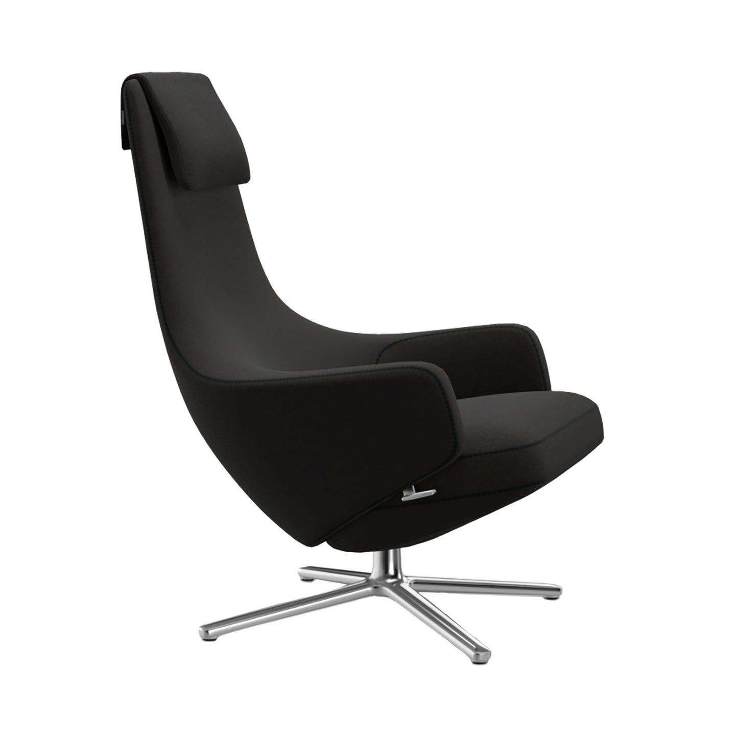 Repos Lounge Chair | Cosy 11 Merino Black Wool Upholstery