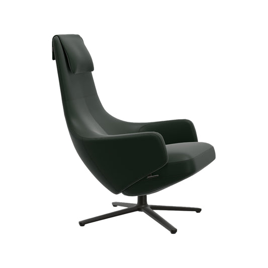 Repos Lounge Chair | Premium Leather Jade 59