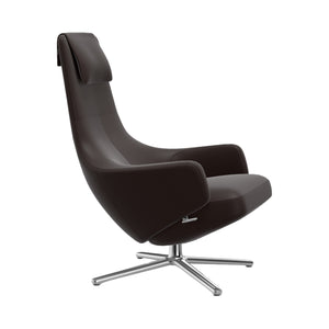 Repos Lounge Chair | Premium Leather Plum 87